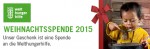 Spende statt Weihnachtspräsent